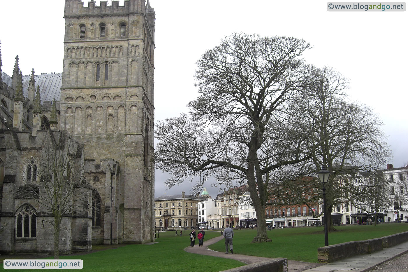 Exeter - Cathedral Close and cathedral